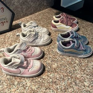 Toddler Nike & Vans size 7 bundle - 4 pairs